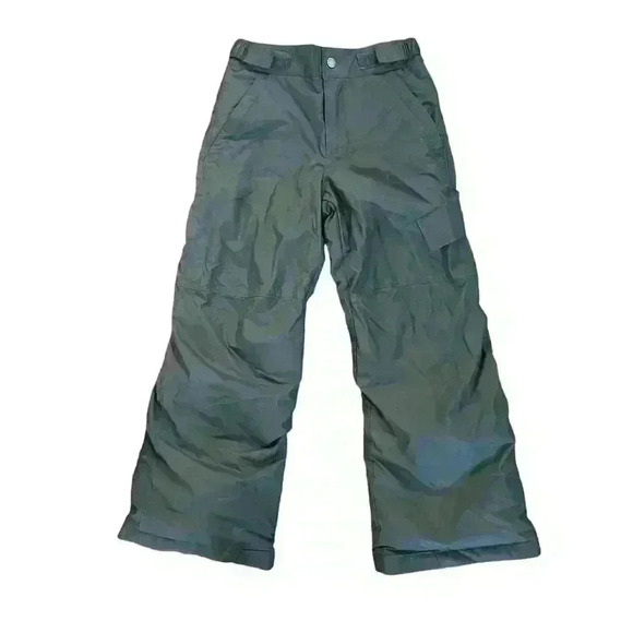 Boys Columbia Gray Ski Pants Size S snow pants Outgrown adjustable - Picture 1 of 5